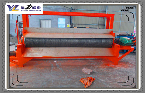 濕式磁選機，湖北濕式永磁磁選機_釩鈦鐵礦湖北濕式永磁磁選機型號參數(shù)及磁場強度